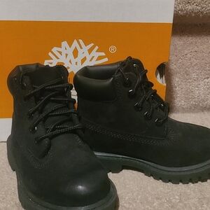 Timberland Kids Black Boots